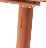 Стол ламинированный раздвижной Scab Design Squid Extendable, терракотовый, цементный