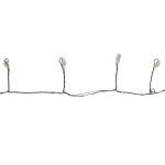 Гирлянда для дома НИТЬ «Мишура-Капля» 20 м 500 ламп LED, зеленый провод, пост.свечение, IP-20, 220v, Теплый белый