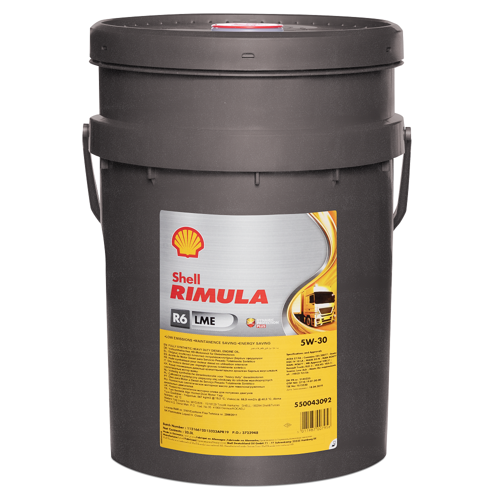 Shell Rimula R6 LME 5W-30 20 л