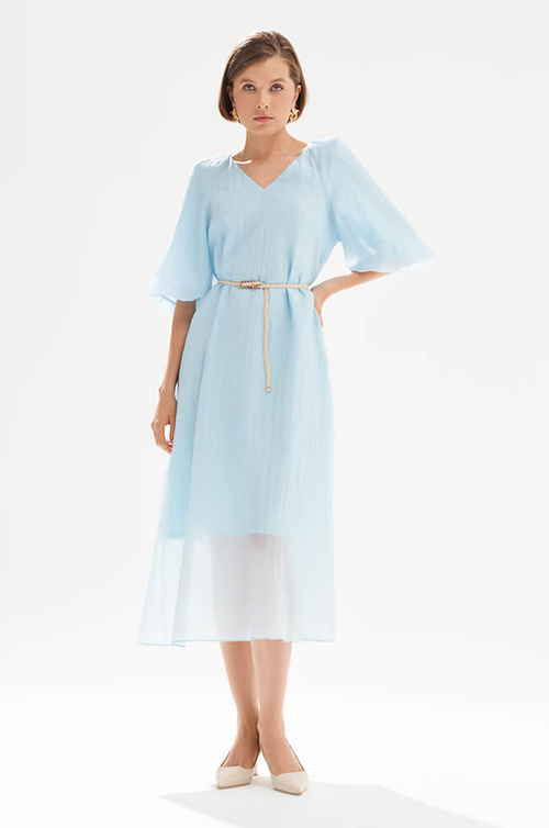 51743 Платье женское (голубой)