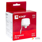 Фотореле PS-5 15А 3300Вт IP66 EKF PROxima