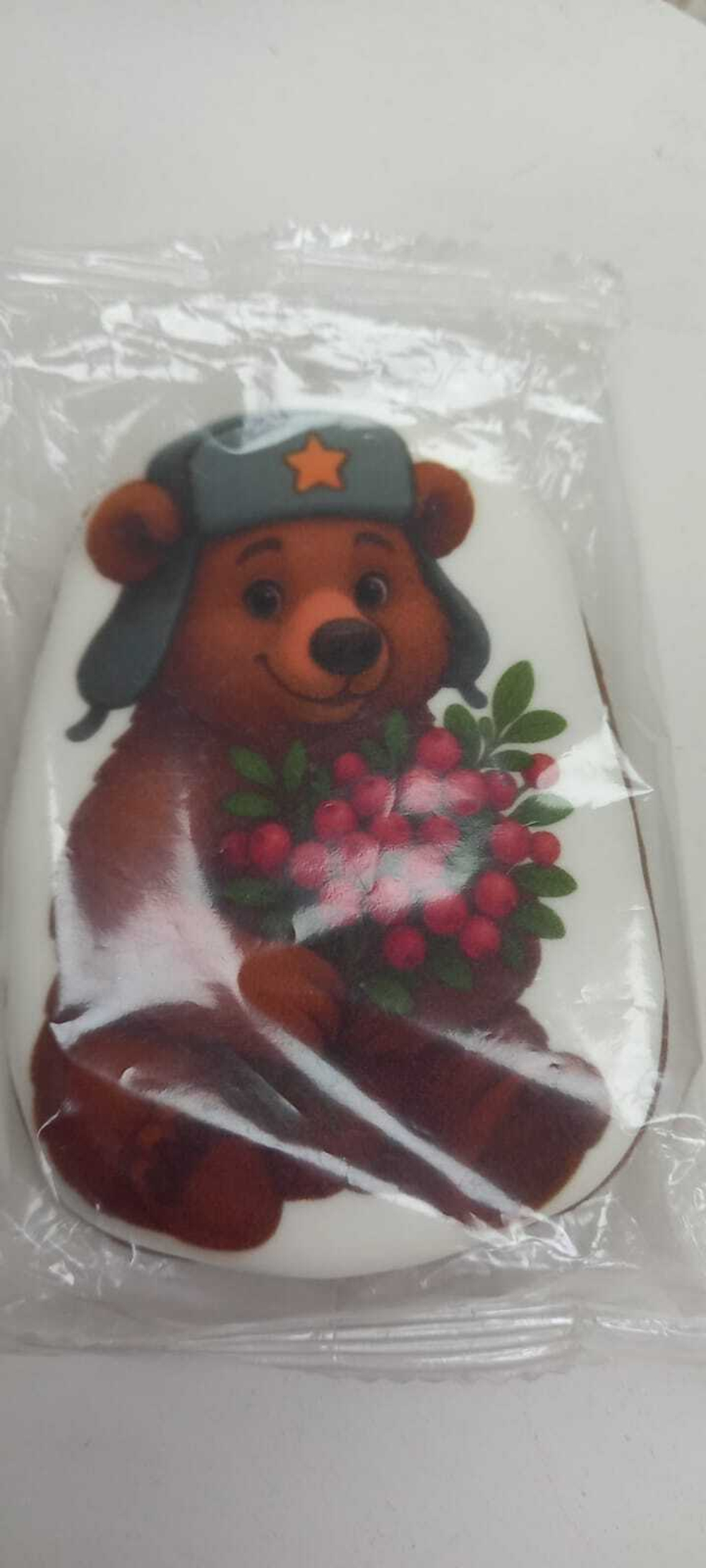 Пряник фигурный "Медведь" в ассортименте