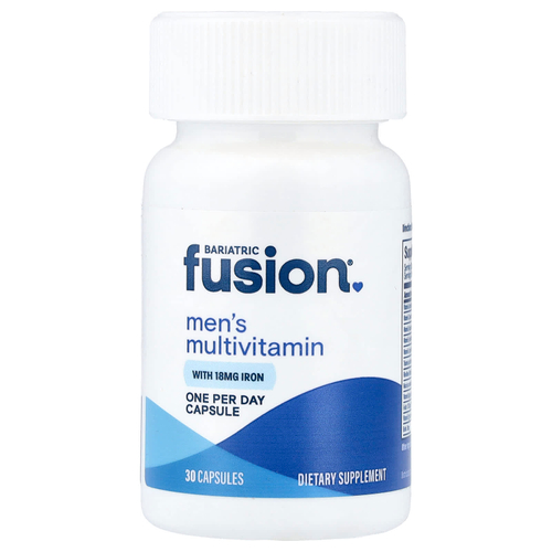 Bariatric Fusion, мультивитамины с железом для мужчин, 30 капсул