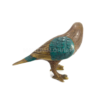 Статуэтка Ворон даруют энергию и силу для победы над врагом металл бронза 9 х 13 см