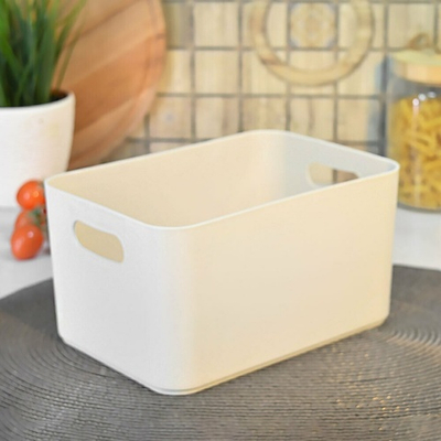 Корзина 3,7л 227*158*121мм "Agraba", платина