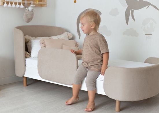 Комплект чехлов для кровати KIDI Soft для детей от 3 до 7 лет (бежевый)