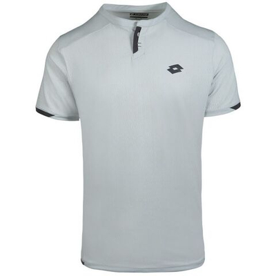 Мужское поло теннисное Lotto Top Ten Polo PL - glacier gray
