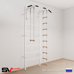 Шведская стенка Sv Sport 518 (Турник стандарт/Лестница/Трапеция)