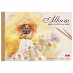 Альбом для акварели А4 10 л., 220 г/м2, склейка, матовая ламинация, тиснение, "Волшебное лето", 10Аа4лтВк, 10Аа4лтВк_21000