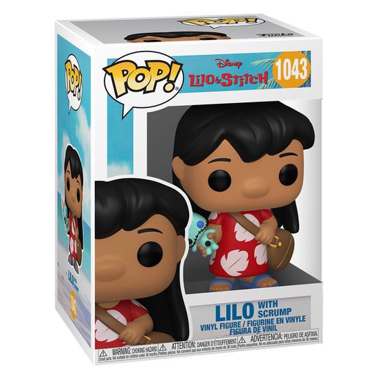 Фигурка Funko POP! Disney Lilo & Stitch Lilo with Scrump (1043) 55614 / Фигурка Фанко ПОП! по мотивам мультфильма "Лило и Стич", Лило и Скрамп