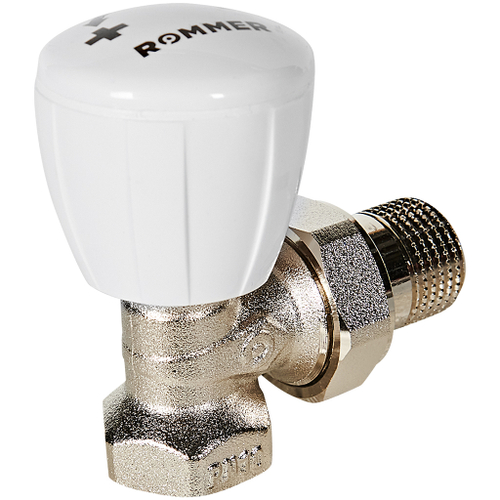 Клапан ручной терморегул. ROMMER угловой 1/2   6126