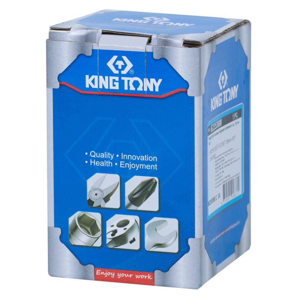 Головка торцевая глубокая шестигранная 3/4&quot;, 36 мм KING TONY 623536M