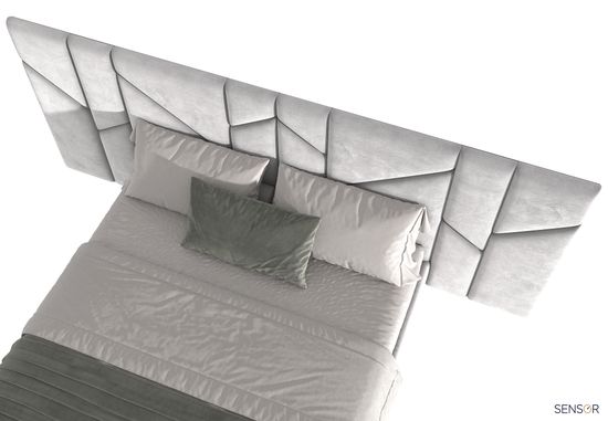 Кровать Монтенегро с широким изголовьем