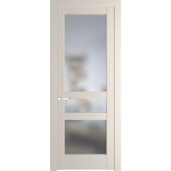 Межкомнатная дверь эмаль Profil Doors 4.5.2PD кремовая магнолия остеклённая