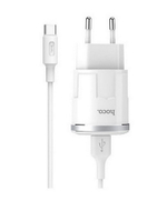 Сетевая зарядка HOCO C37A Thunder + кабель TypeC (2.4A)
