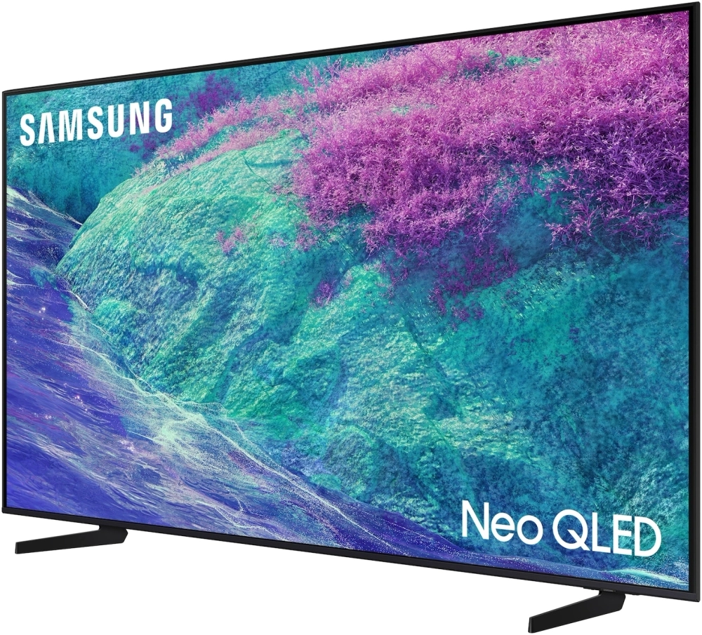 Телевизор QLED Samsung 55" QE55QN1EFAUXRU Series 7 черный 4K Ultra HD 100Hz DVB-T2 DVB-C DVB-S2 USB WiFi Smart TV