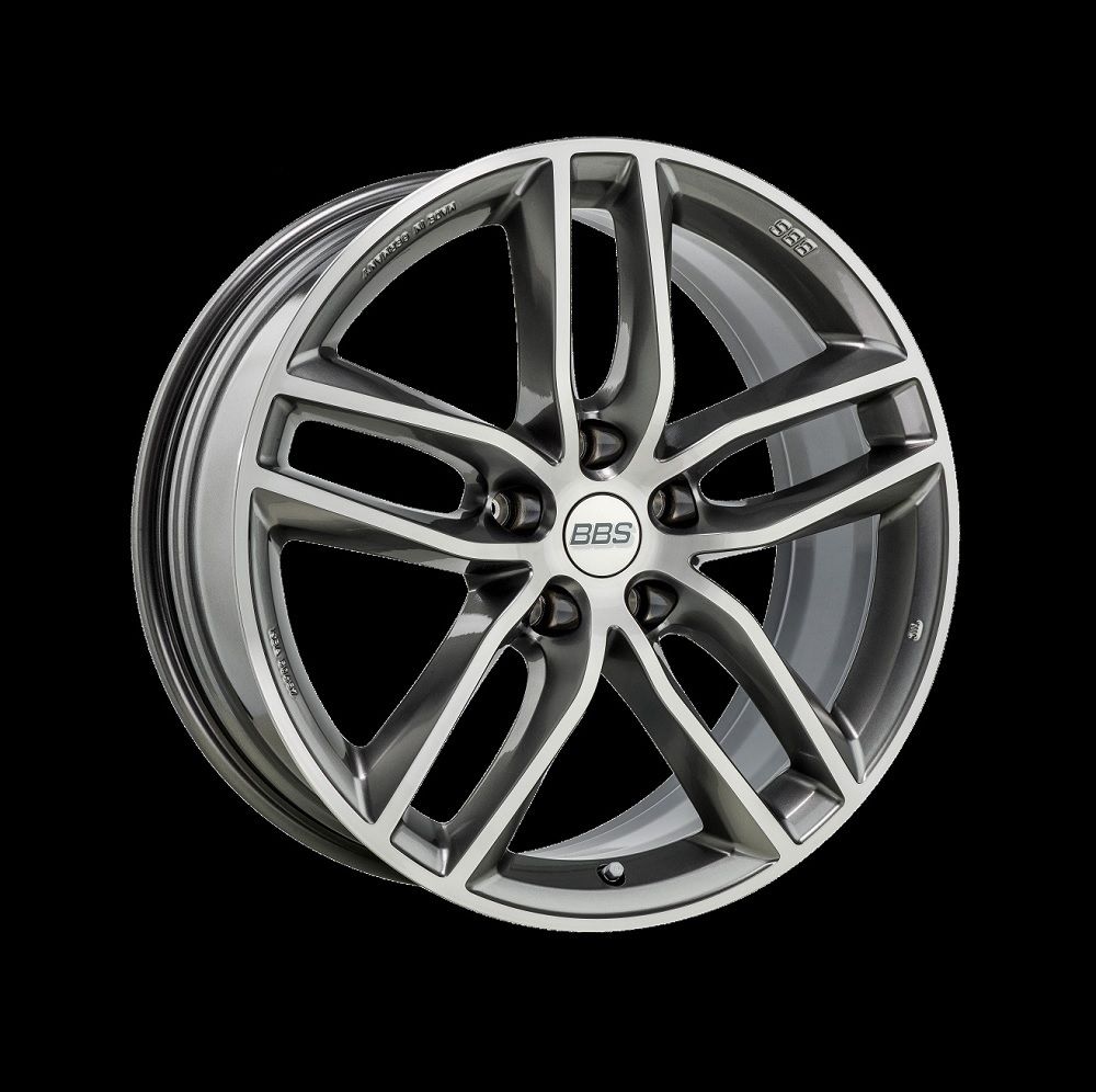 Диск колесный BBS SX 8.5x19 5x108 ET45 CB70.0 platinum silver/diamond cut