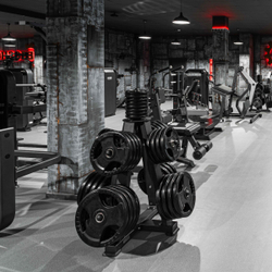 Диск обрезиненный 3 HANDLE черный D51 мм PROFI-FIT 25 кг