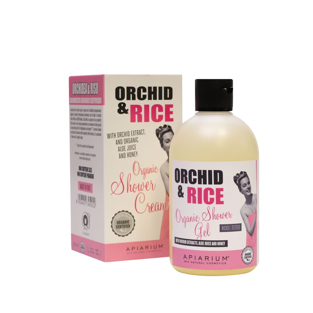 Гель для душа APIARIUM Orchidea & Rice Organic Shower Gel 300 ml