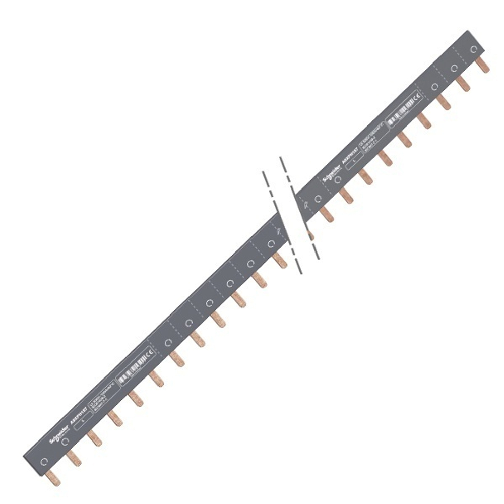 Гребенчатая шина 1-полюсная (L1…) 57 модулей 100А Schneider Electric A9XPH157