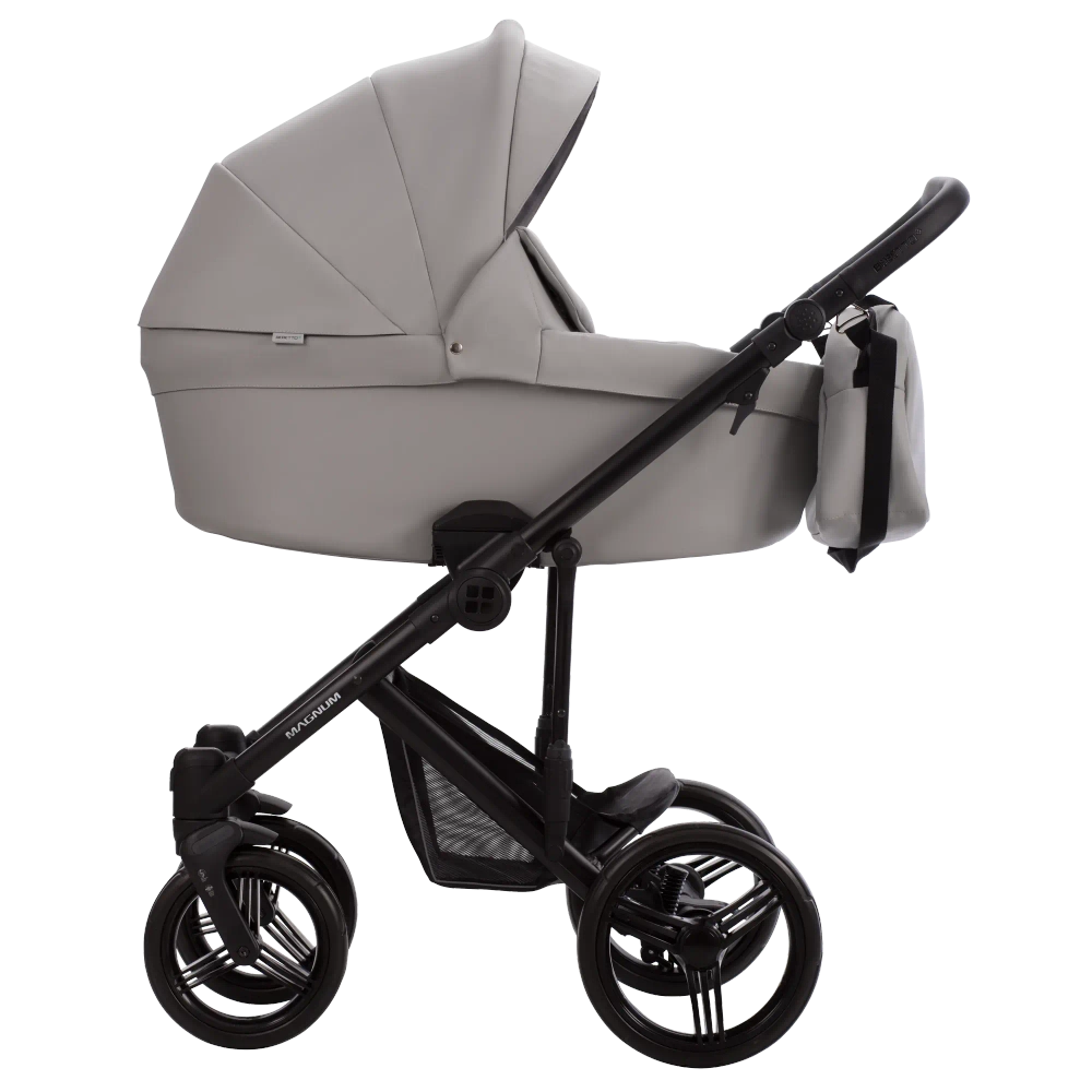 Коляска 2в1 Bebetto MAGNUM LIGHT PRO light pro 03 (св.серая кожа)