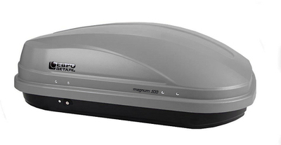 Автомобильный бокс Евродеталь Магнум 300 (серый карбон) 125х78х42 см ED5-021B