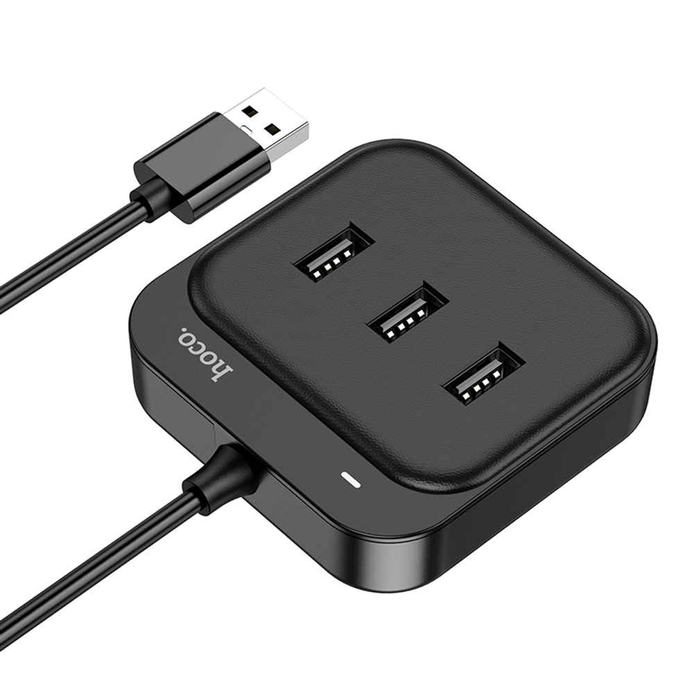USB Hub Port HOCO HB31 Easy 4-in-1 converter (USB to USB2.0*4) 1.2M