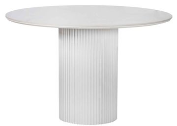 Стол DUBAI 110 Madrid gloss / white velvet