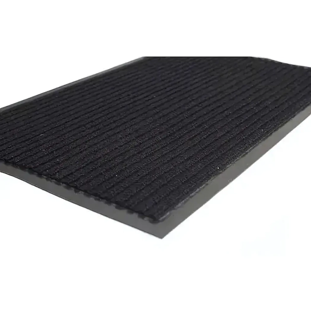 Коврик влаговпитывающий ребристый 40*60 см СТАНДАРТ черный