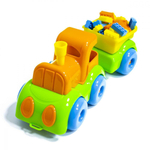 Машинка паравозик с прицепом "Везунчик" (Кнопа)