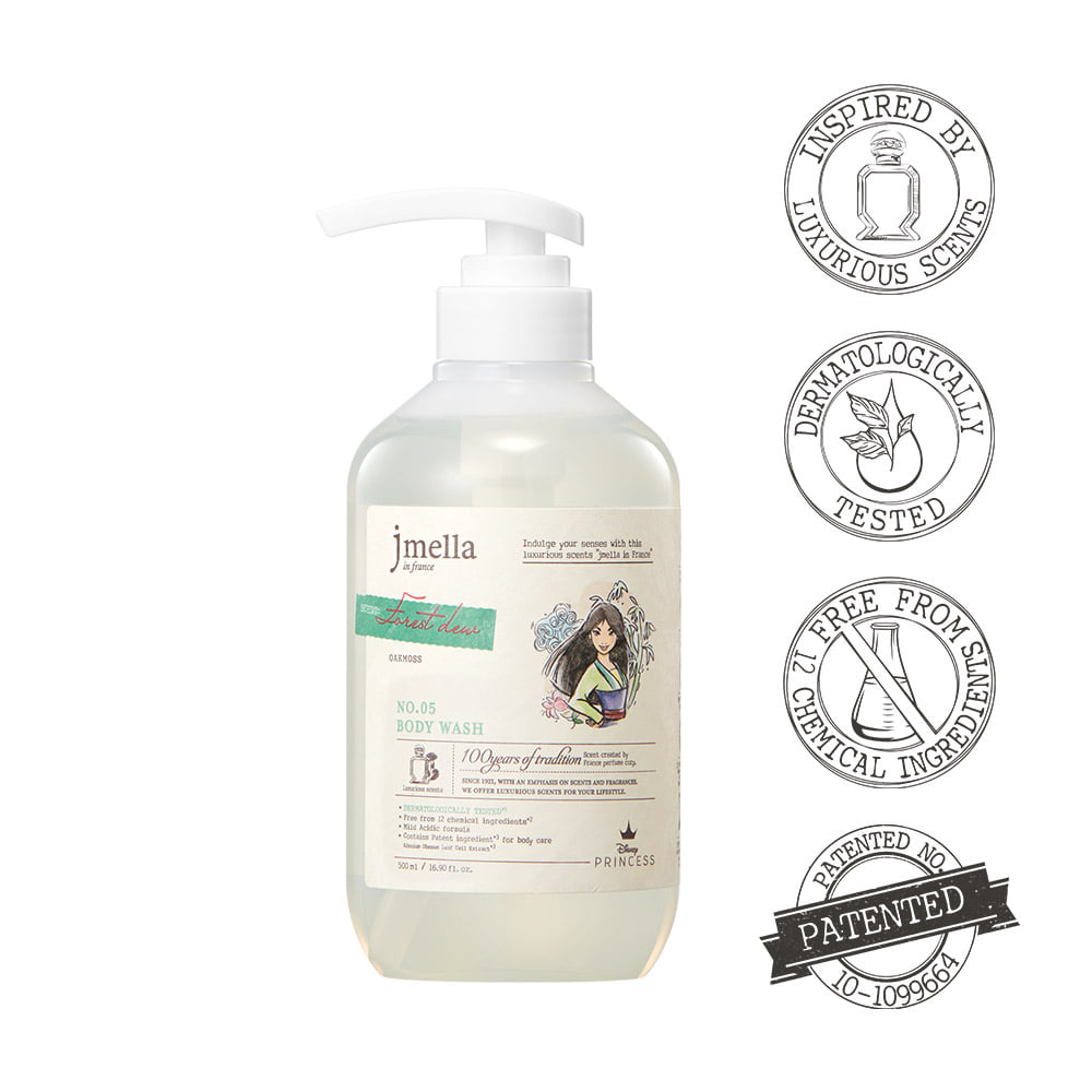 Jmella Парфюмированный гель для душа Лесная роса (Мулан) , 500мл