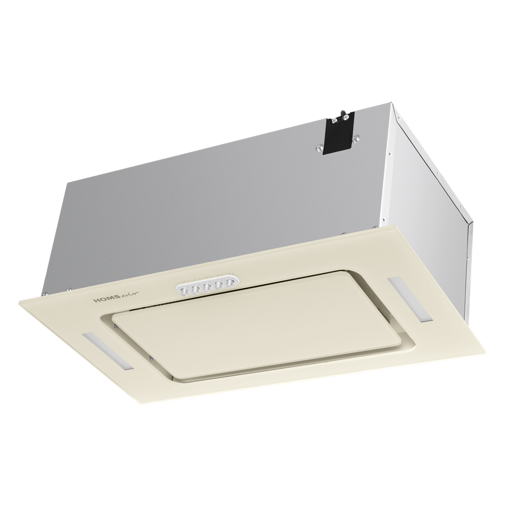 Кухонная вытяжка HOMSair Crocus Push 52 бежевый фото 2