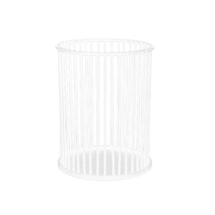 Металлическая подставка для кистей, пилок, ручек, белая