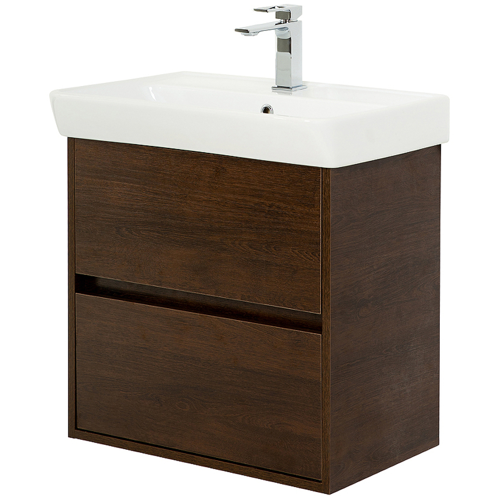 Тумба под раковину BelBagno Neon 60 NEON-600-2C-SO-RS подвесная Rovere Scuro
