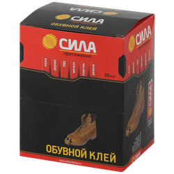 Клей СИЛА SSTB-30 обувной 30 мл туба ШБ-12 шт | Сила
