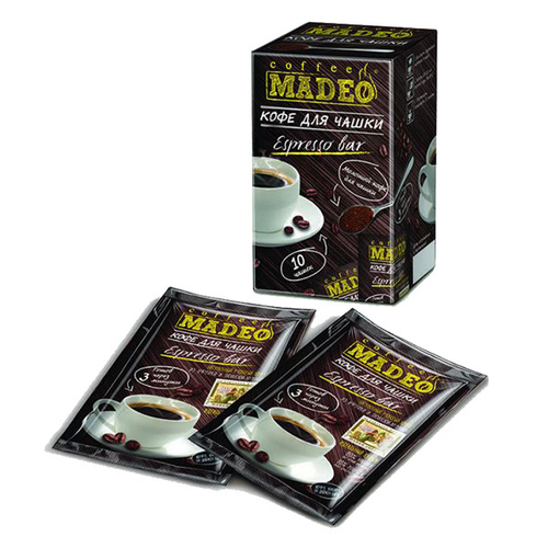 Молотый кофе для чашки РЧК Espresso Bar 10шт