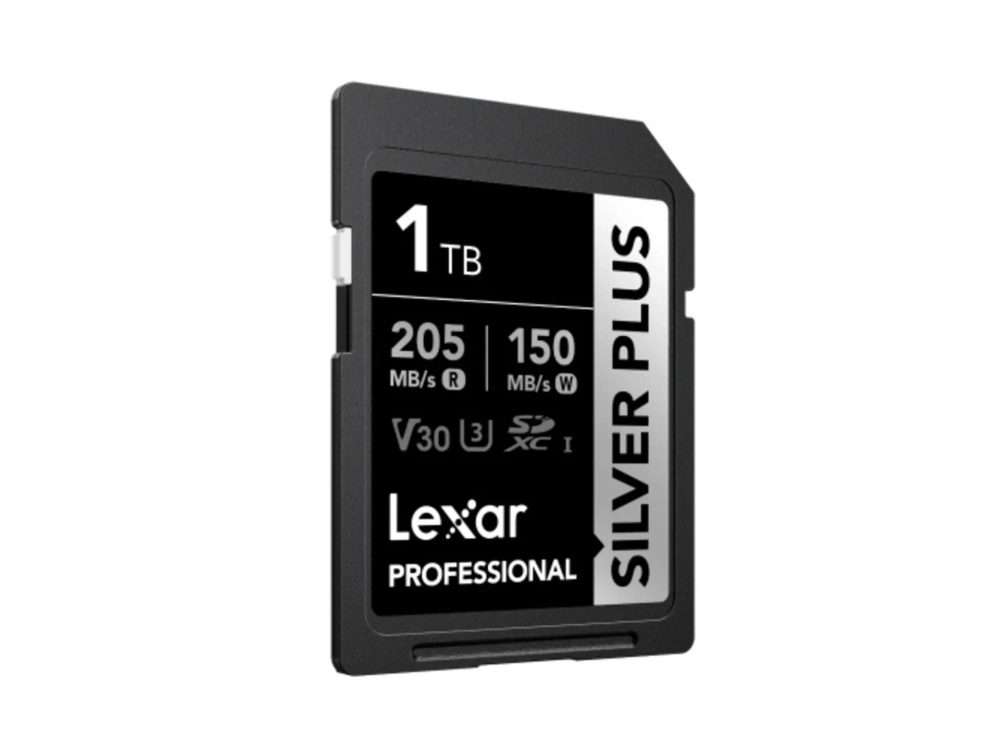 Карта памяти Lexar Professional Silver Plus 1066x SDXC 1TB UHS-I U3 V30, R/W 205/150 МБ/с