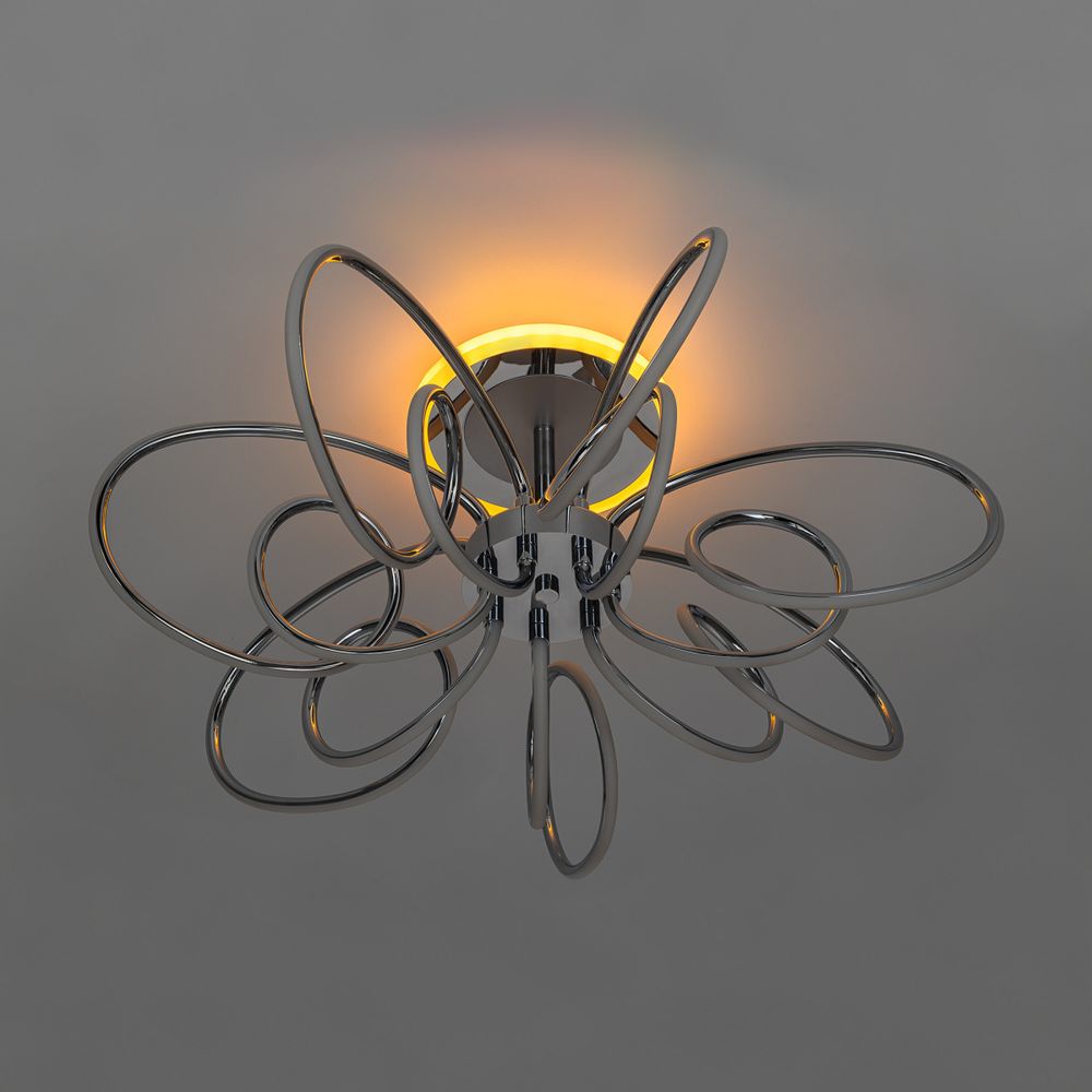 Citilux SALMA SMART CL224A171 RGB LED Умная люстра Хром