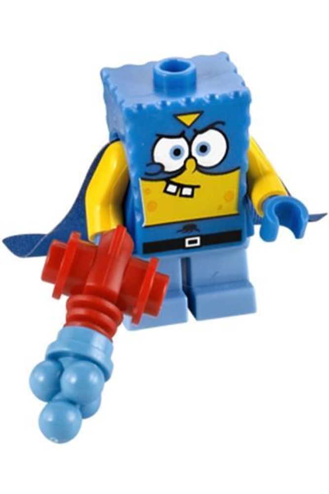 Минифигурка LEGO bob025 Губка Боб - Супергерой