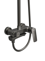 Душевая стойка BelBagno с изливом для ванны DUE-VSCM-GM