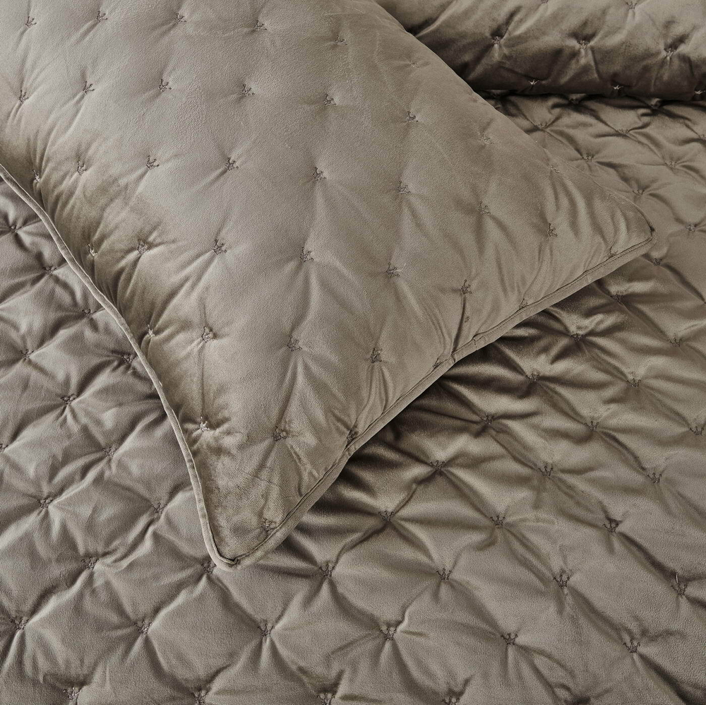 Покрывало 160x220 Sofi De MarkO Лея светло-серое