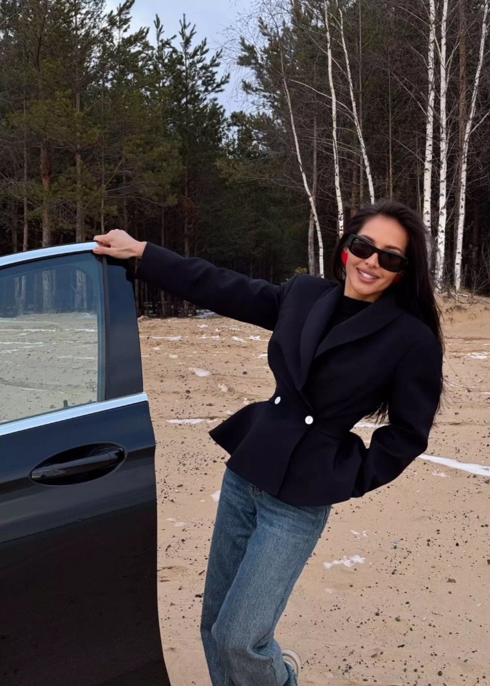 Жакет "Наденька, где твой Ипполит?", Черный