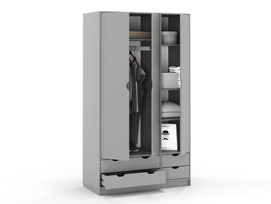 Шкаф ГРАНД-ЛАВОРО-7 /1200*2100*553/ левый венге / дуб вотан