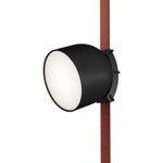 DK5642-BK Поворотный светильник для трека-ремня Belty Smart, серия Spot, со светодиодом, D100*H107мм, 48V DC, 12W, RA90, 120°, 3000-5700K, IP20, черный, алюминий