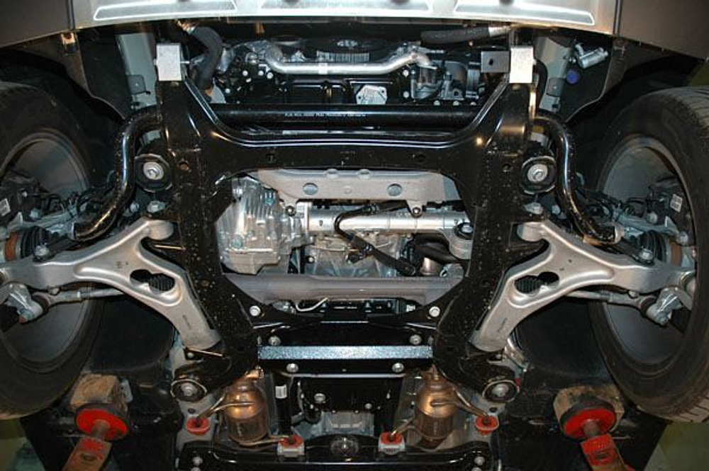 Защита картера Sheriff для Audi Q7 I (4L) 2005-2015 арт.02.1224