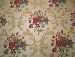 Жаккард Букет большой лазурь