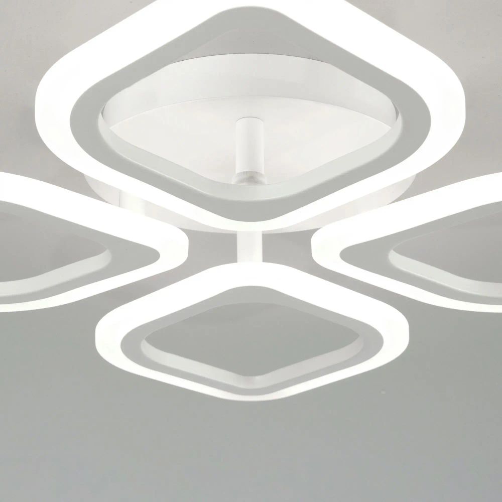 Citilux Ромби CL236040R LED Люстра с пультом Белая