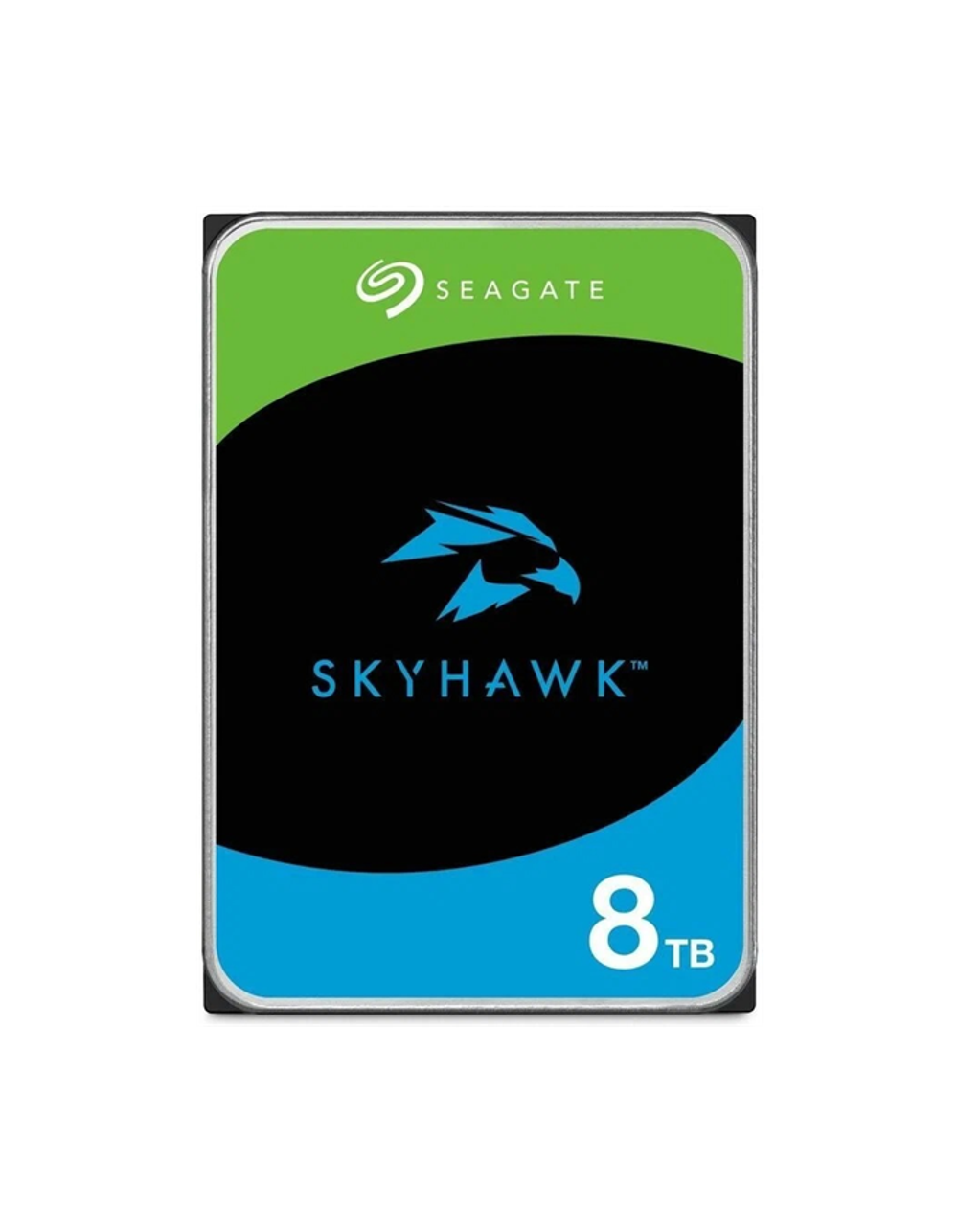 Жесткий диск Seagate SkyHawk HDD 3.5" SATA 8Tb, 7200 rpm, 256Mb buffer, 512e/4Kn, CMR, ST8000VX010, 1 year
