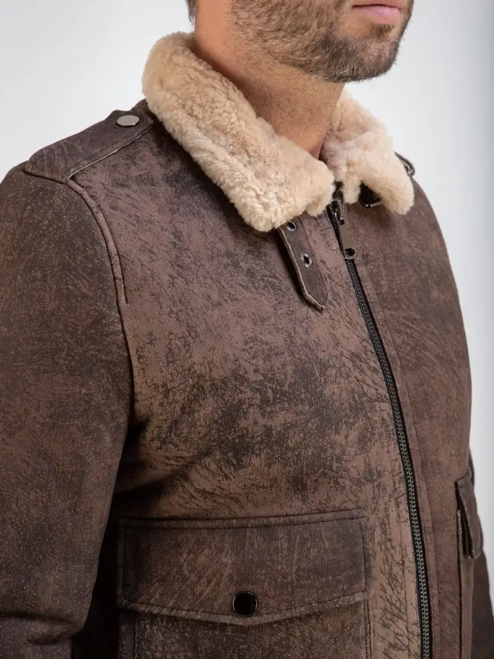 Дубленка мужская натуральная Турция