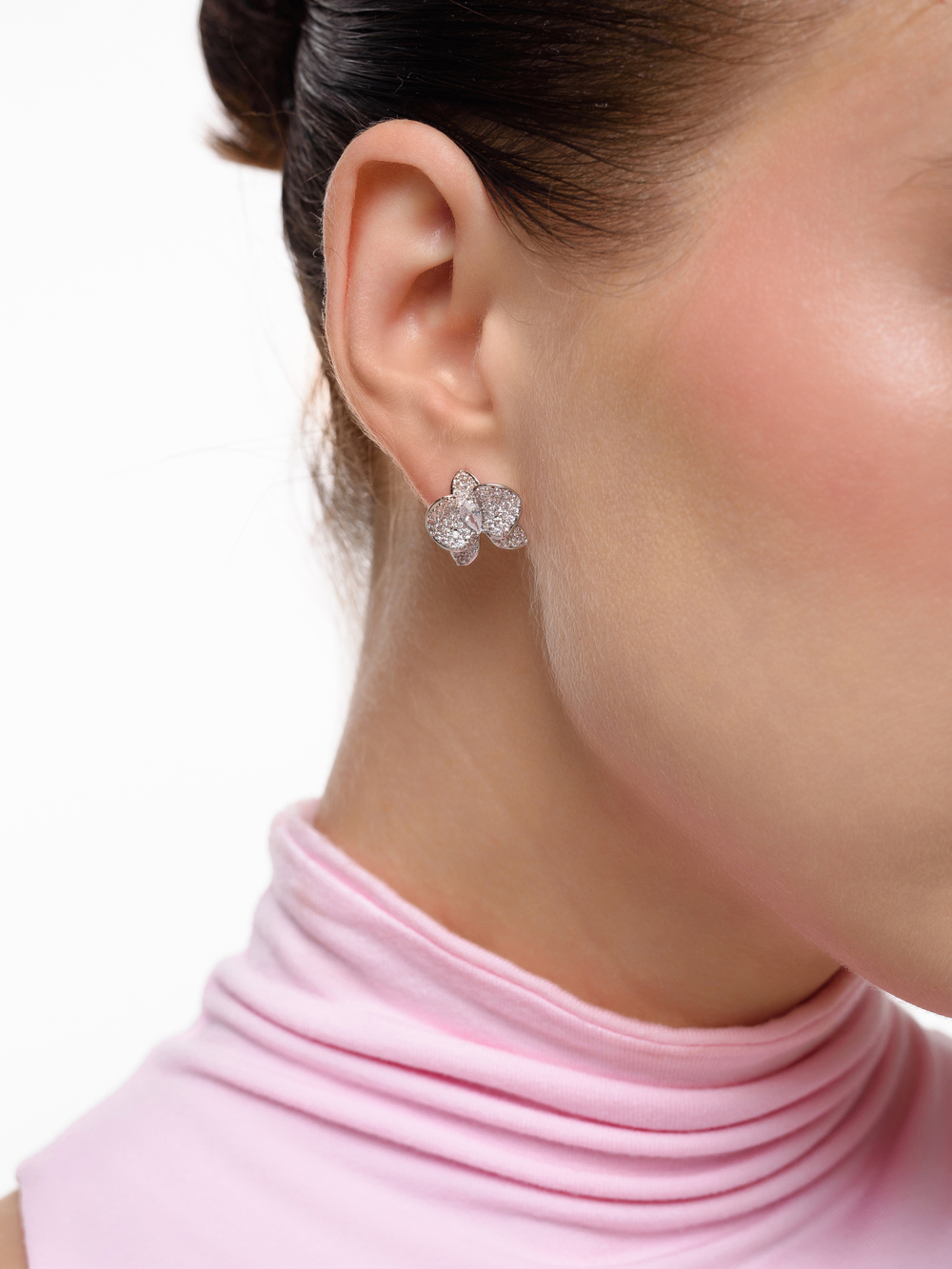 Серьги "Pentafoil" Silver